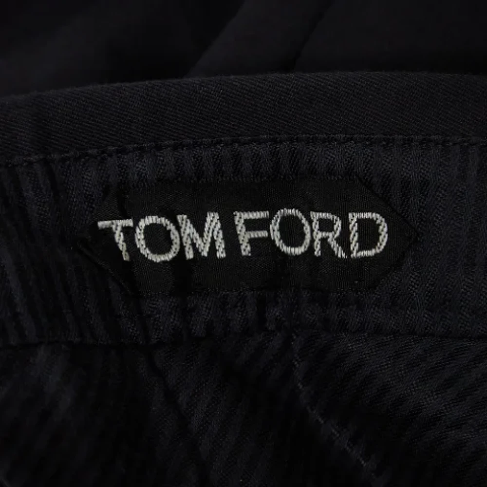 Tom Ford Pre-owned Cotton bottoms Black Dames