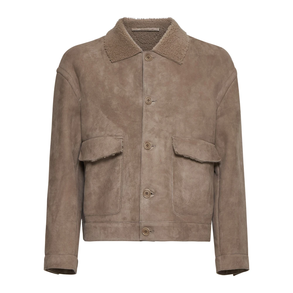 Salvatore Santoro Luxe Jassen Collectie Beige Heren