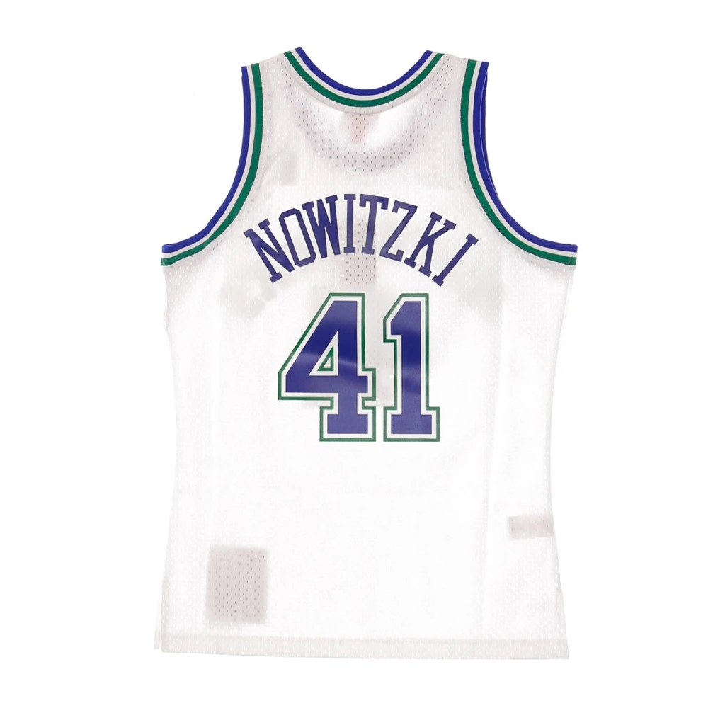 Mitchell & Ness Dirk Nowitzki NBA Swingman Tank Top White Heren