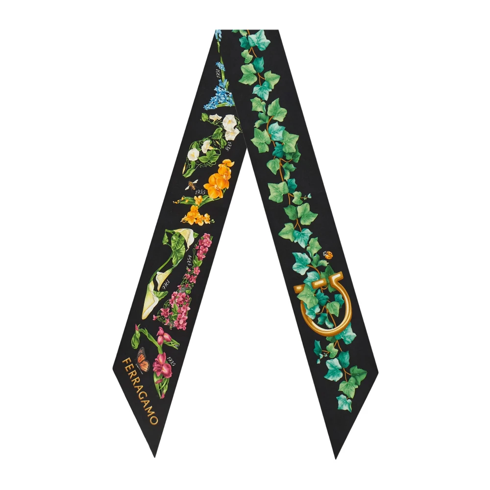 Ferragamo Silky Scarf - Female - Silk Scarves - Multicolor - One Size - Accessories