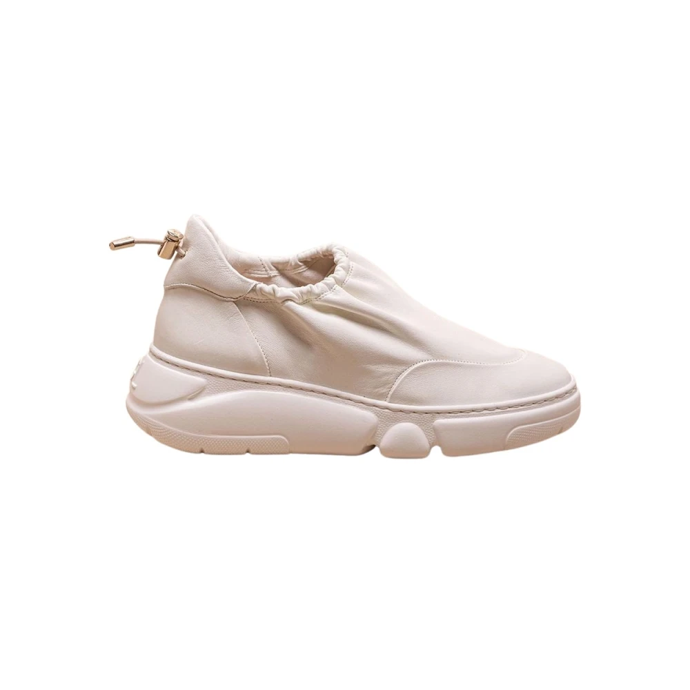 AGL Nappa -stil läder sneakers White, Dam