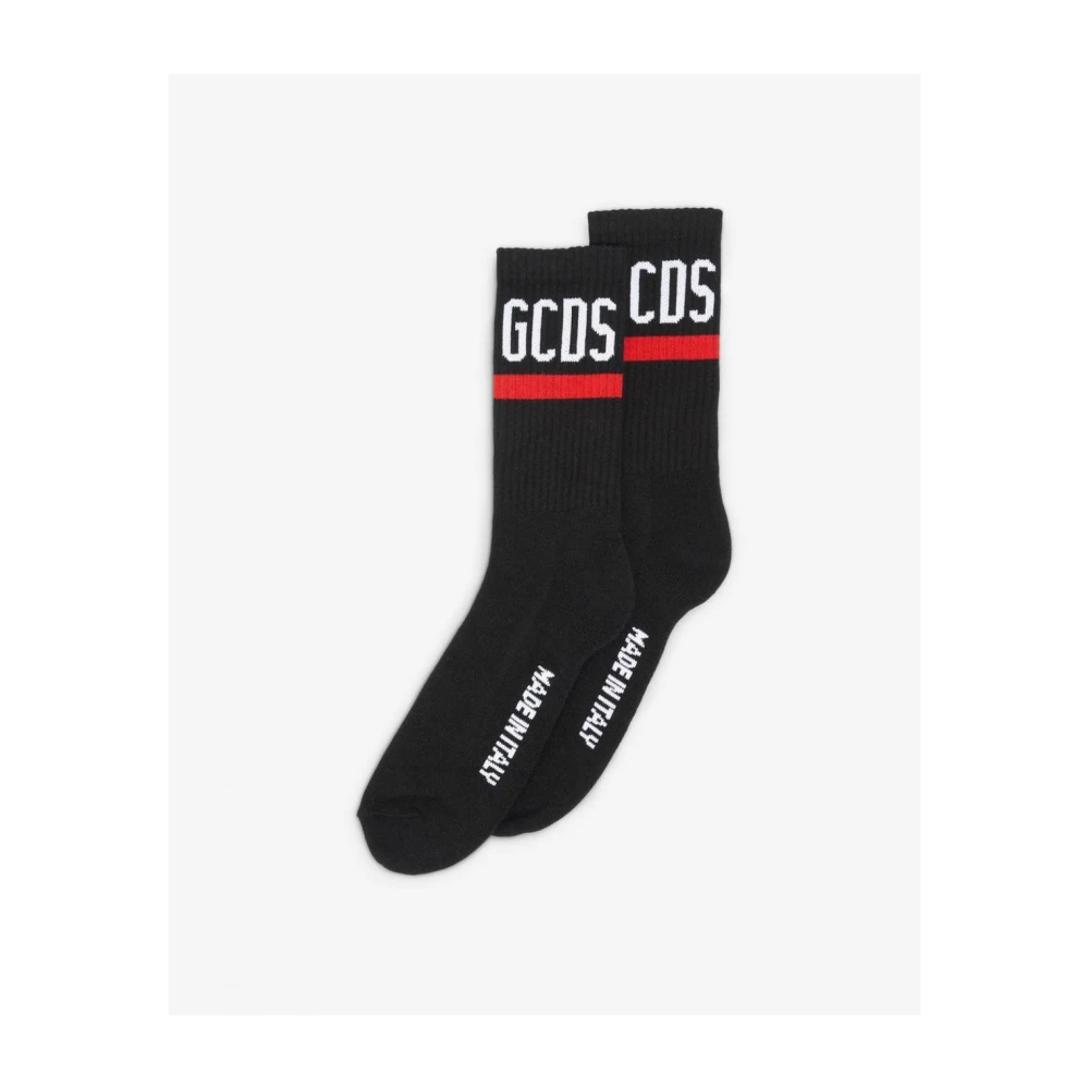 Gcds Katoenen Casual Shirt Black Heren