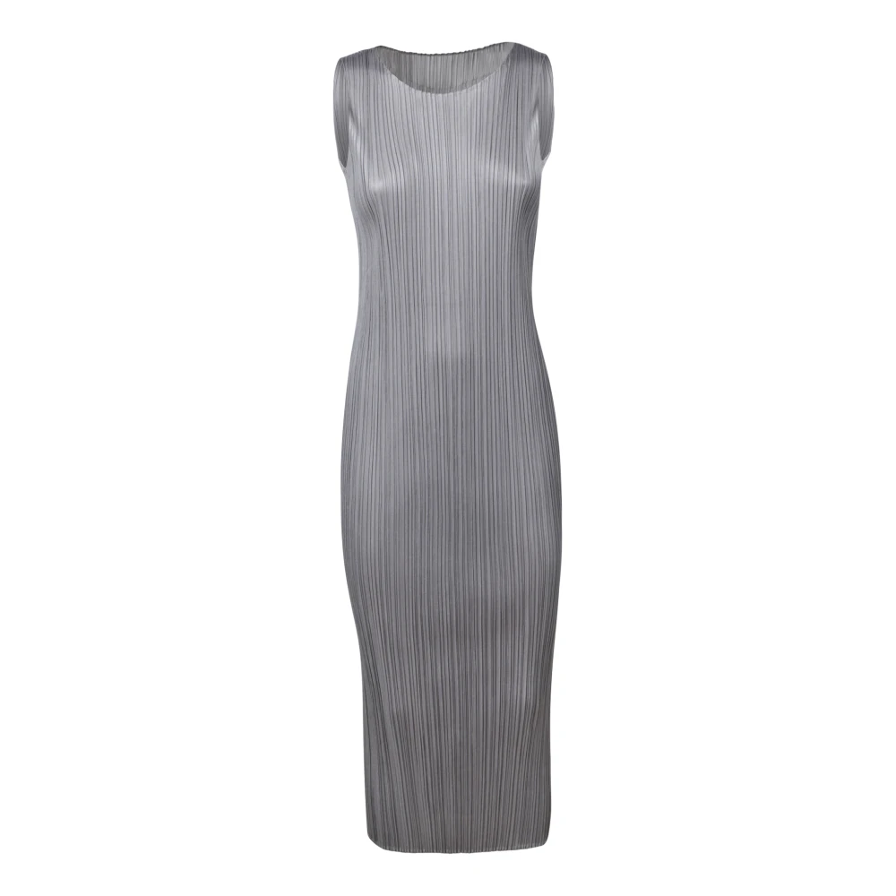 Issey Miyake Elegante Grijze Jurk Aw24 Gray Dames