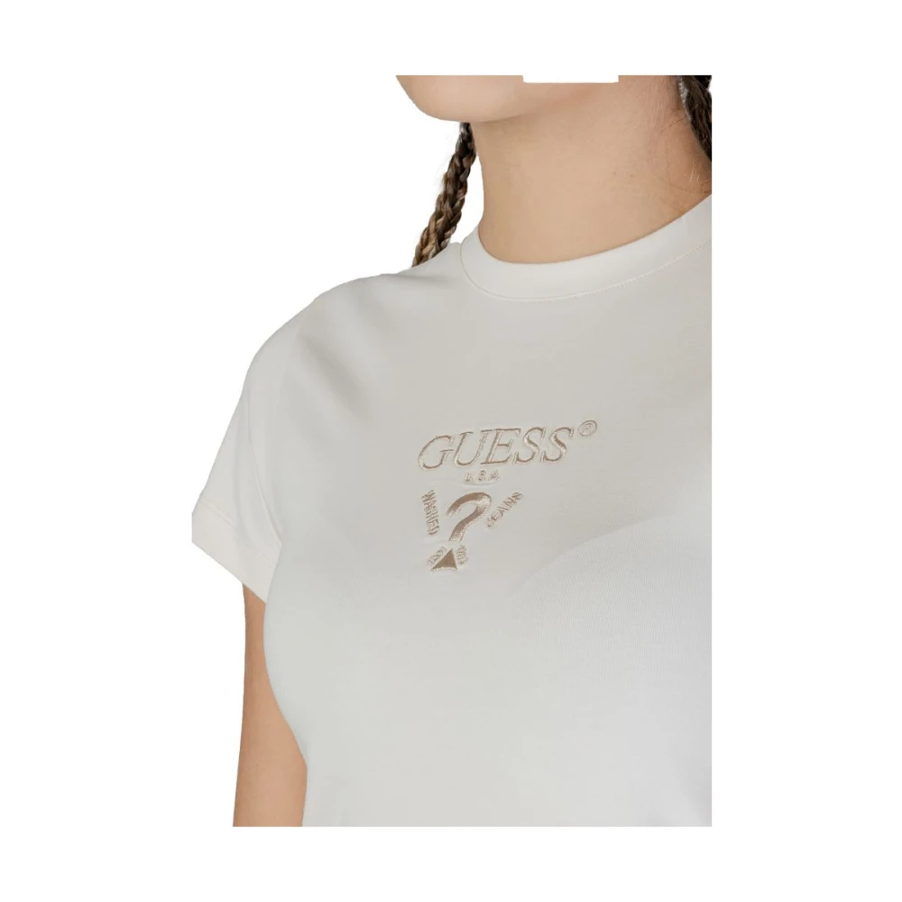 Guess Actief Katoenen T-shirt Lente Zomer Collectie Gray Dames