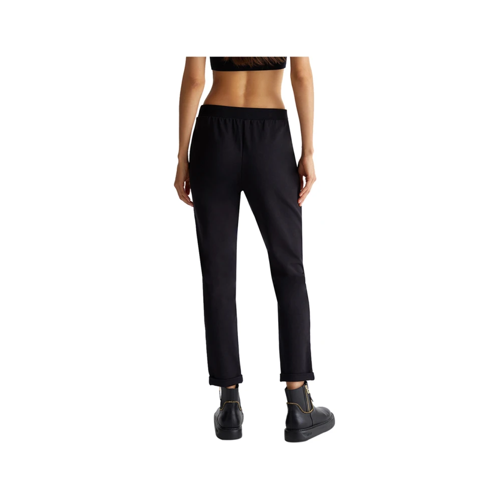 Liu Jo Zwarte elegante broek Black Dames