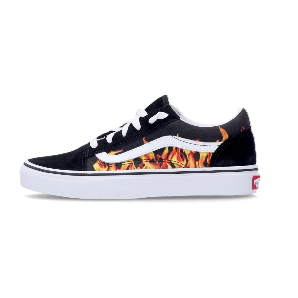 Vans Men's Flame Print Low Sneaker
