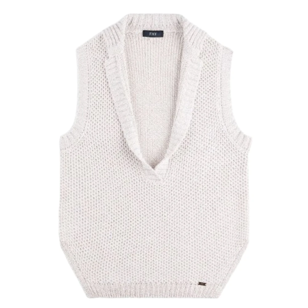Fay Witte Dames Vest Jas White Dames