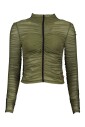 green-high-neck-slim-top