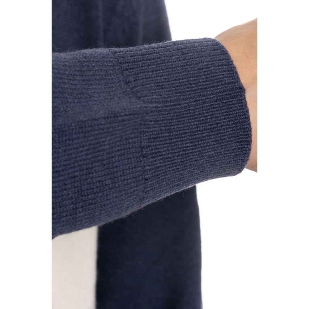 Ballantyne Blauwe Classic Diamond Sweater Blue Heren