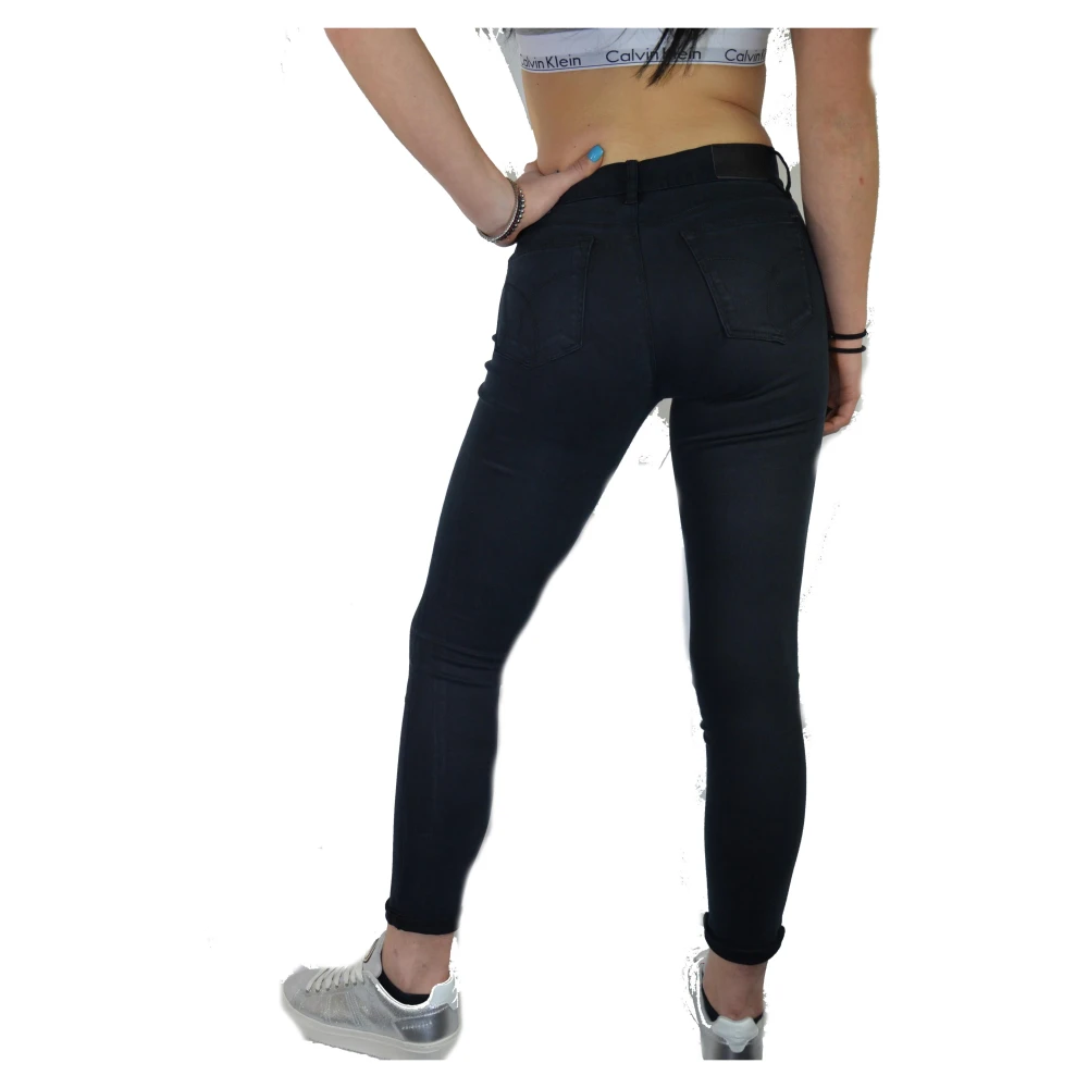 Calvin Klein Blauwe Skinny Jeans Blue Dames