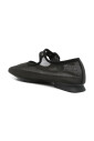 chaussures-plates-a-boucle-laterale-en-maille-noire