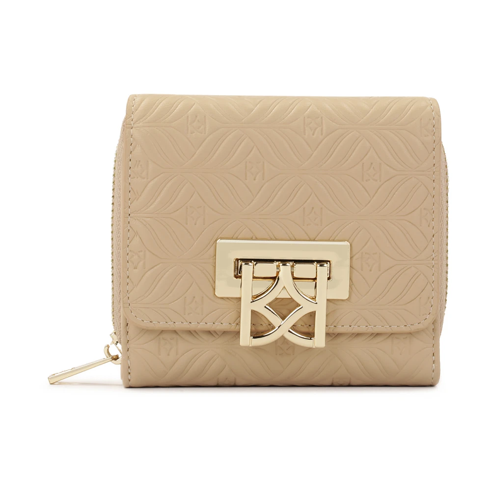 Kazar Beige portemonnee met een elegant patroon Beige Dames