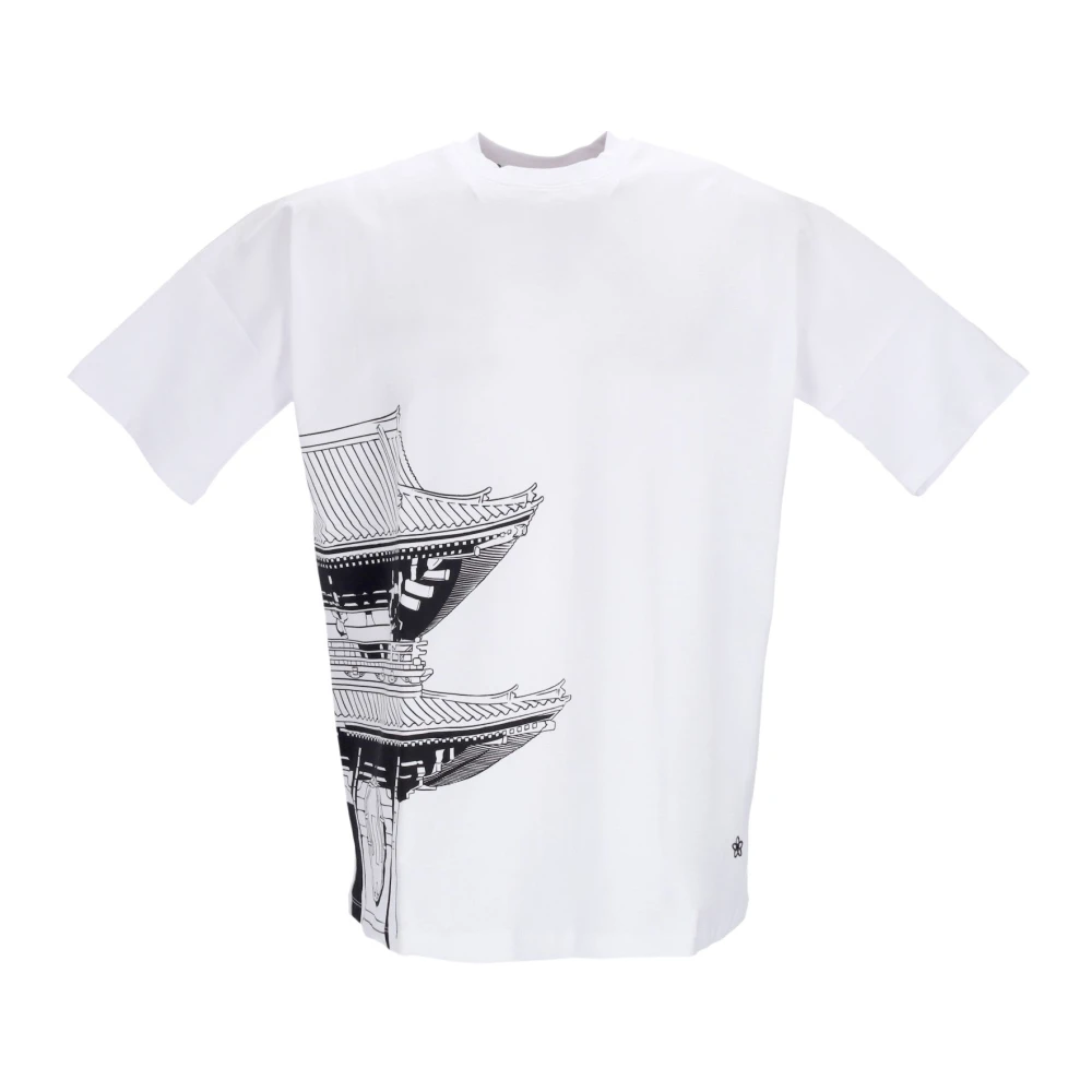 Dolly Noire Men's White/Black Tokyo Kimono Tee
