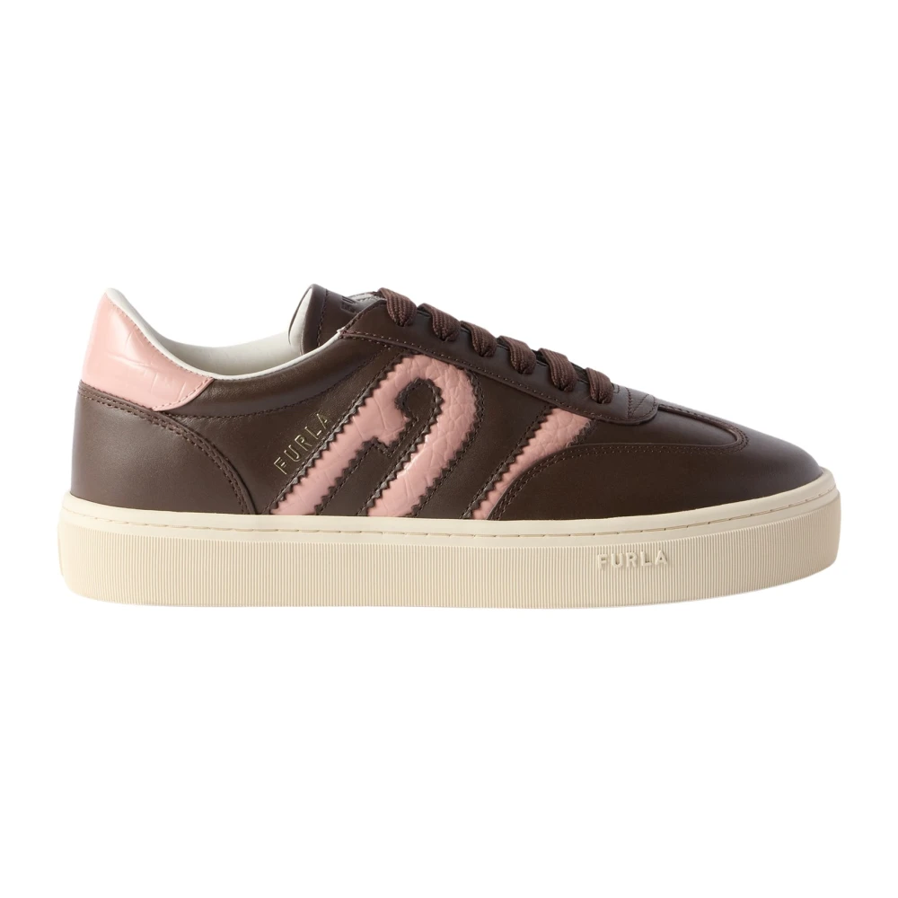 Furla Donna Marrone - Sneaker Allegra Con Lacci - Shoes - 40 Eu