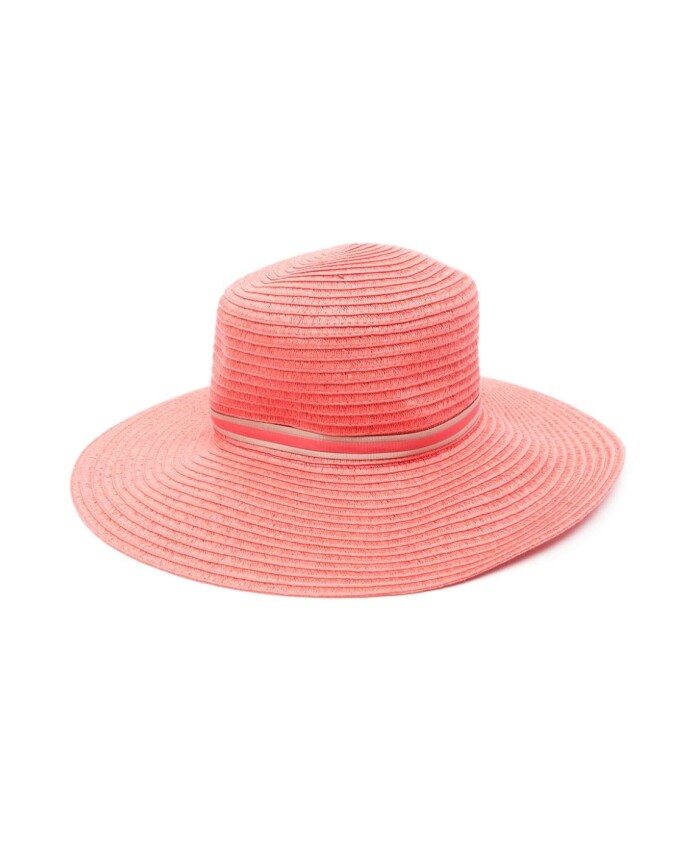 chapeau-rouge-corail-plat