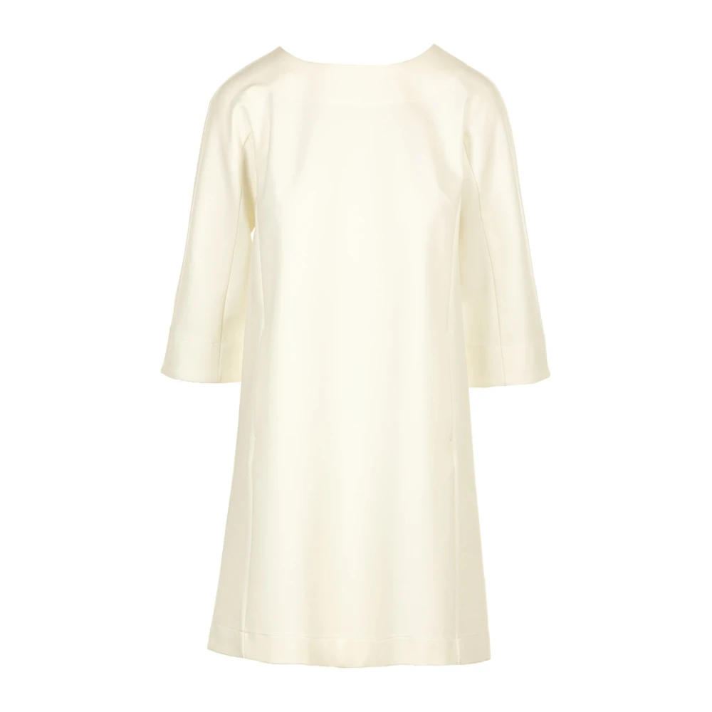 Max Mara Witte Jurk Noel Bianco White Dames