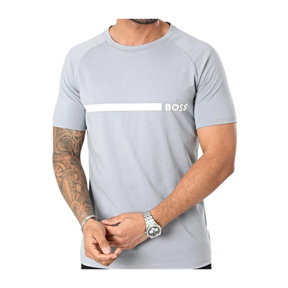 Hugo Boss Klassiek T-shirt voor dagelijks gebruik Gray Heren