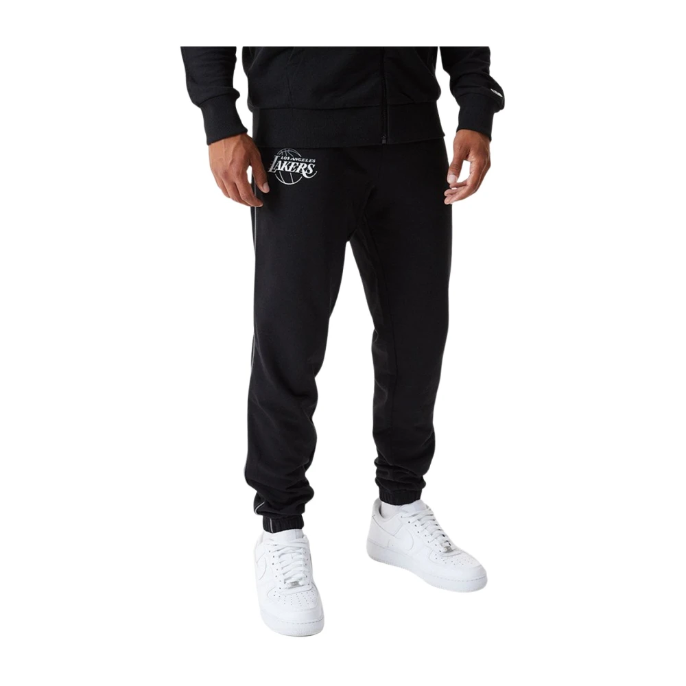 New era Lakers Fade Logo Jogger Broek Black Heren