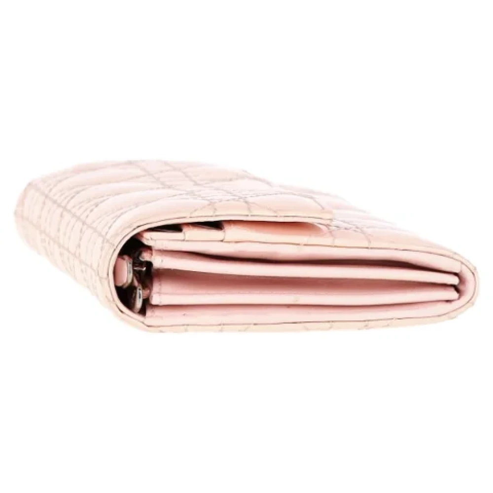 Dior Vintage Pre-owned Leather clutches Pink Dames