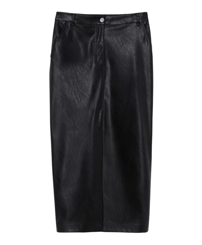 jupe-midi-effet-cuir-noir