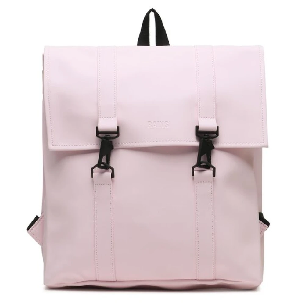 Rains Minimalistische Waterdichte Rugzak met Karabijnhaken Pink Dames