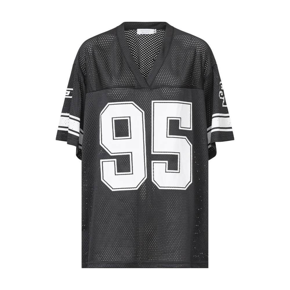 Sisters Point Korte mouw sportshirt Black Dames