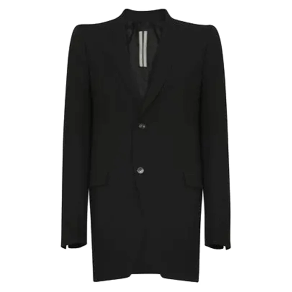 Rick Owens Tatlin Blazer Jacket Black Heren