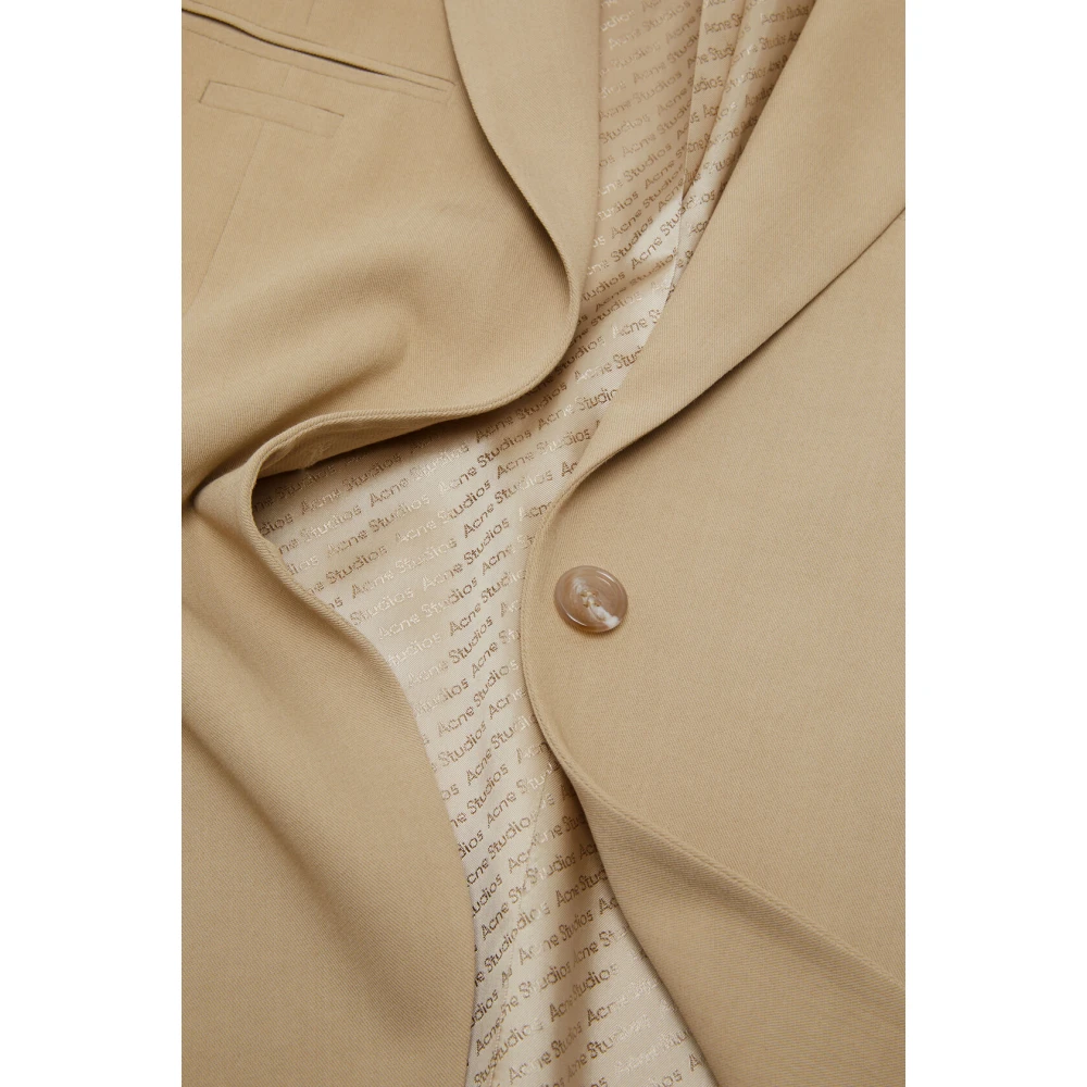 Acne Studios Stijlvol Pak voor Mannen Beige Dames