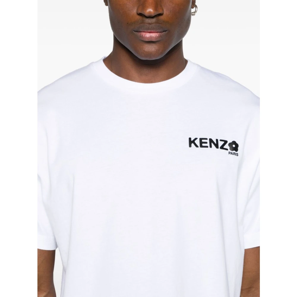 Kenzo Witte T-shirts en Polos met Bloemmotief White Heren