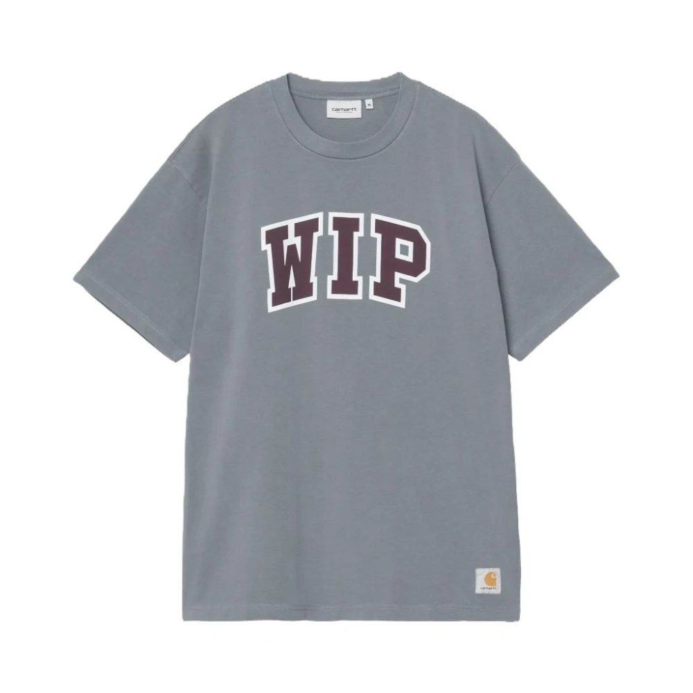 Carhartt Wip Men's Blue T-Shirts, L, T-Shirt With Logo