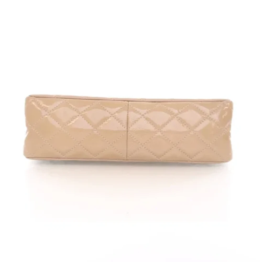 Chanel Vintage Pre-owned Leather handbags Beige Dames
