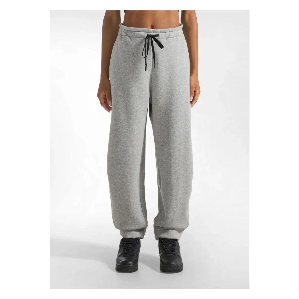 Deha Grijze Melange Casual Broek Gray Dames
