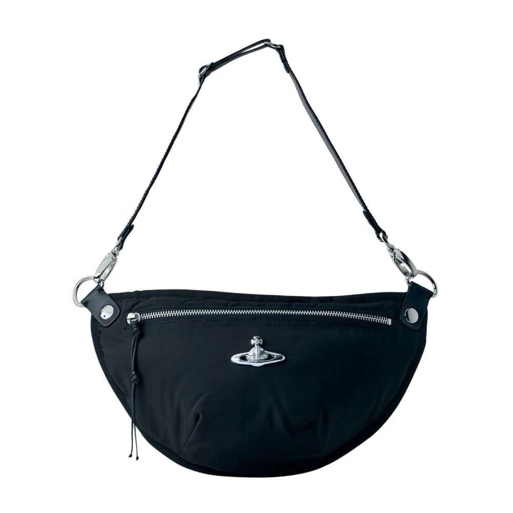 Vivienne Westwood Men's Black City Crossbody Bag