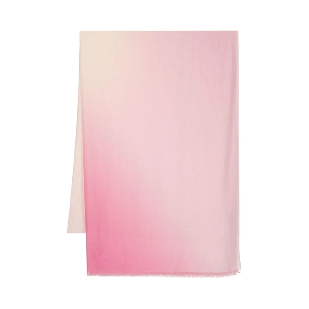 D'aniello Roze Gradiënt Glitter Omslag Rechthoekige Sjaal Pink Dames