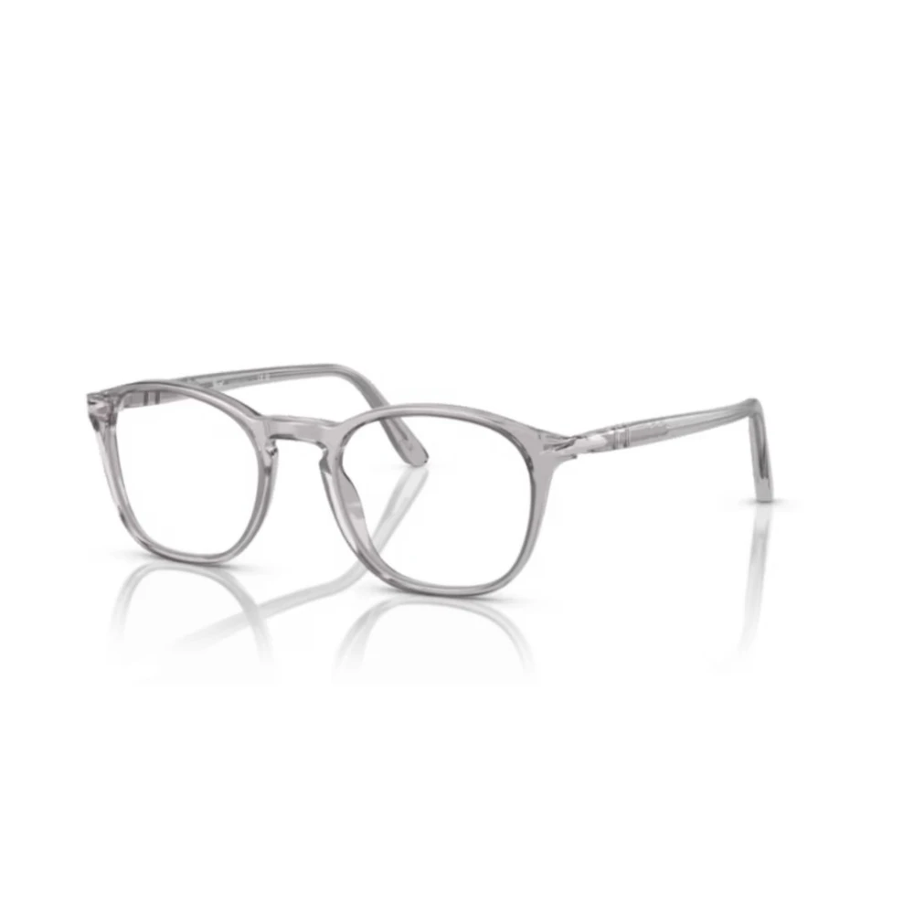Persol Transparante Grijze Brillenmonturen Gray Unisex