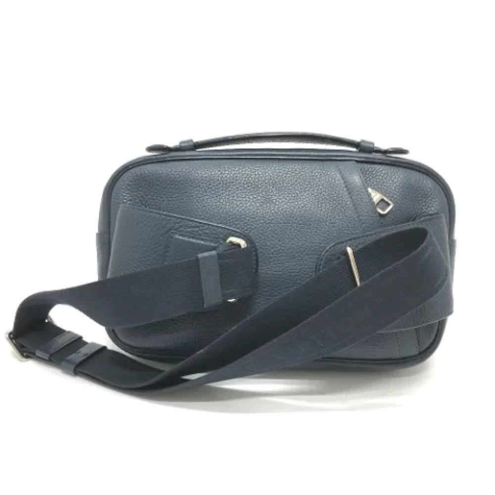 Louis Vuitton Vintage Pre-owned Leather louis-vuitton-bags Blue Heren