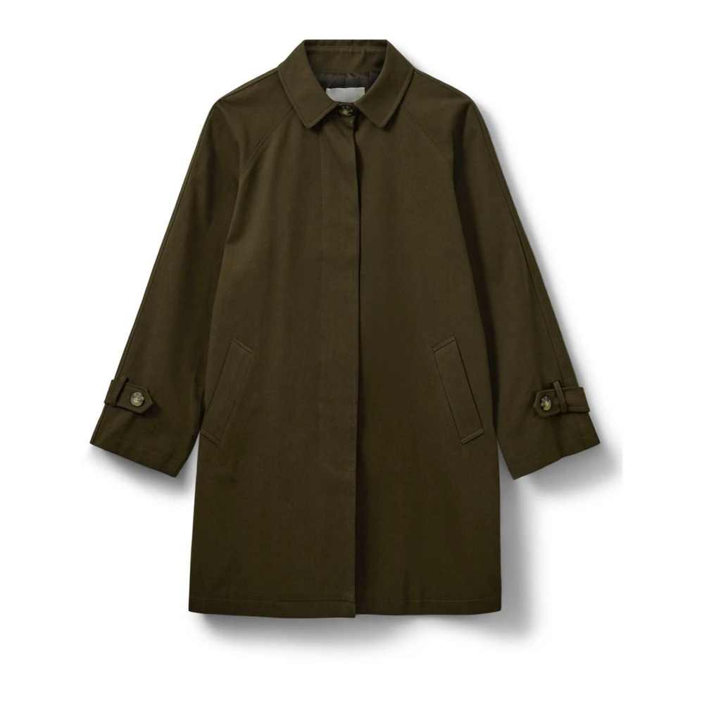 Sofie Schnoor , Single-Breasted Coats, Female, Brown, M, Filippasw Coat