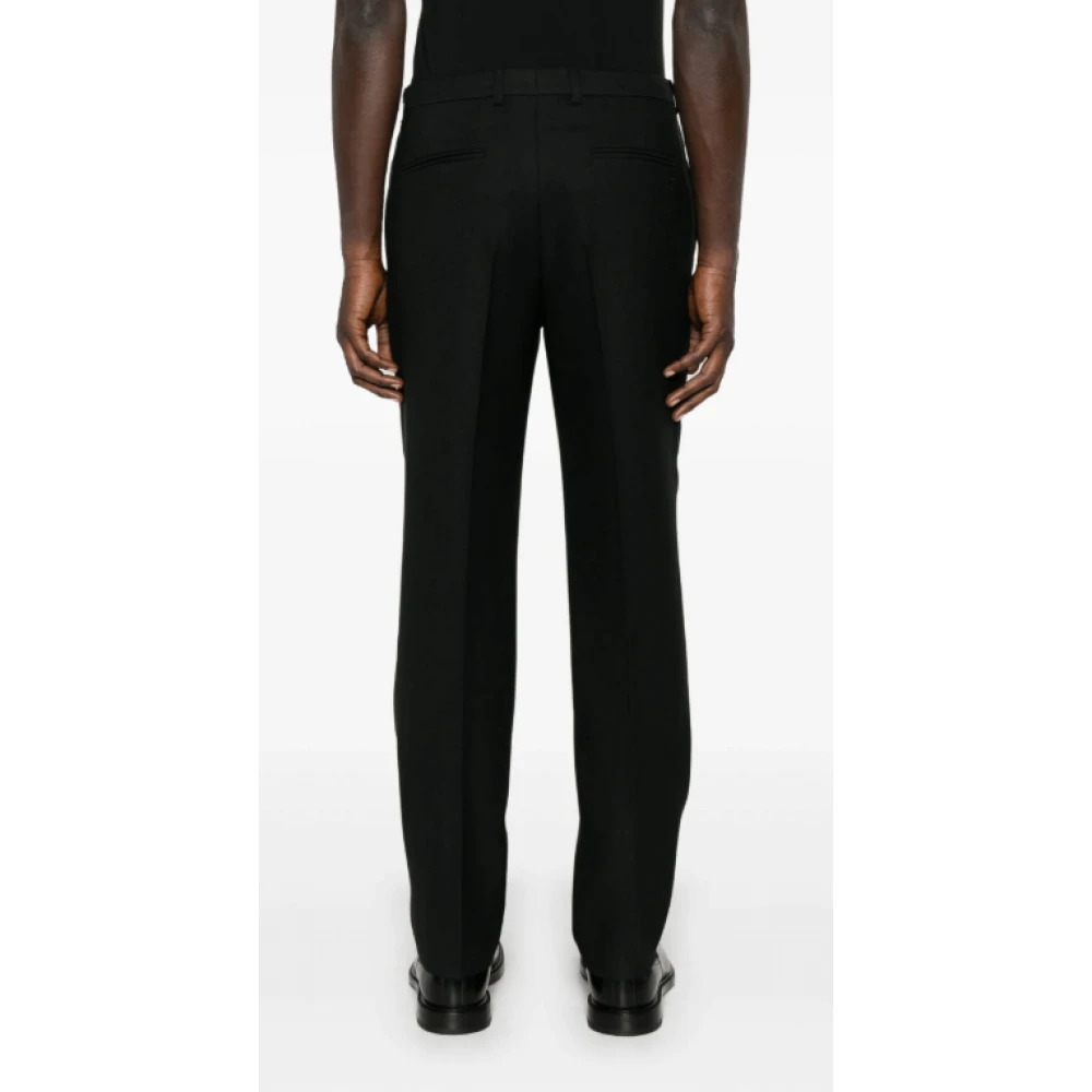 Gucci Zwarte Skinny Broek met Zakken Black Heren