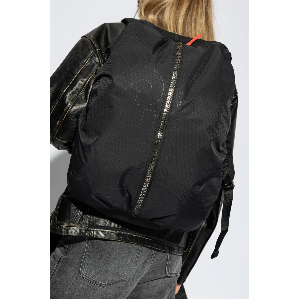 Diesel Rugzak Zip-D Black Unisex