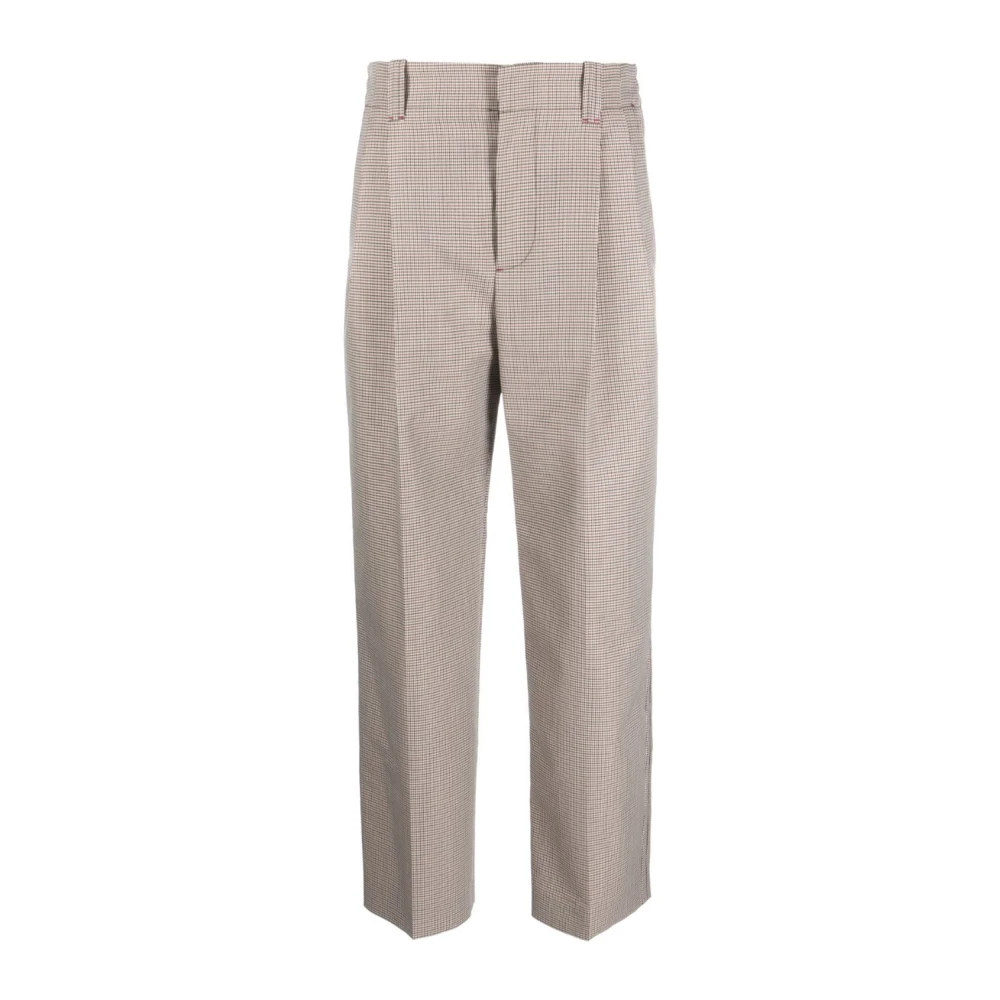 Marni Women's Beige Straight Trousers - Straight Trousers - Xs - Trousers