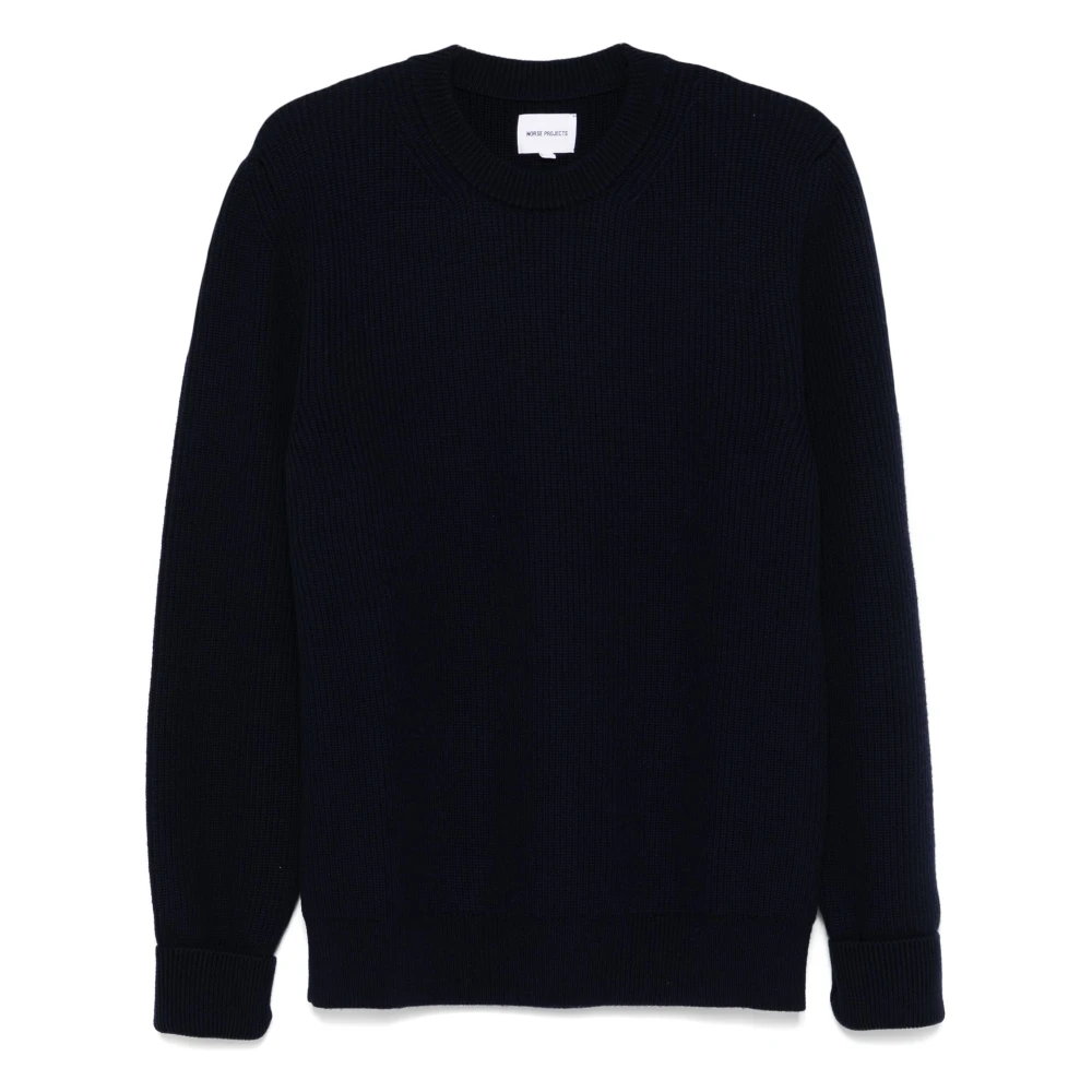 Norse Projects Merino Henning Sweater Blue Heren