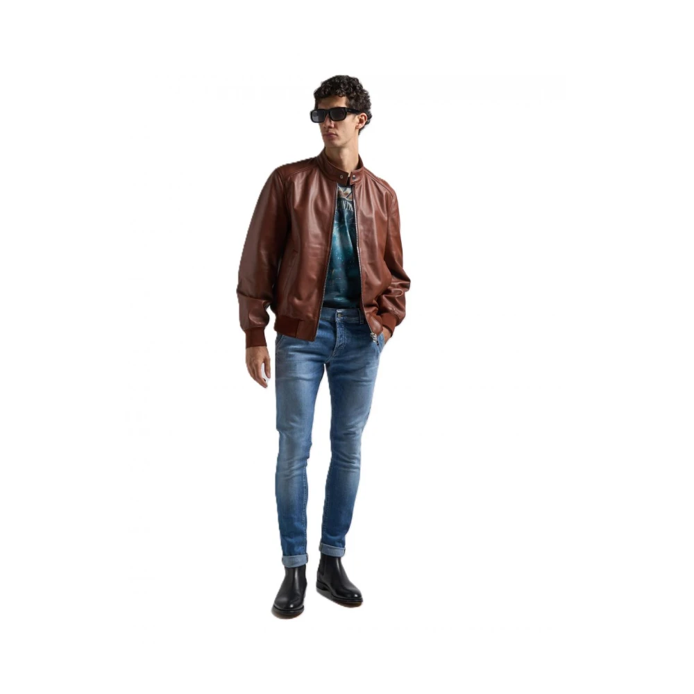 Dondup Klassieke Denim Jeans voor Heren Blue Heren