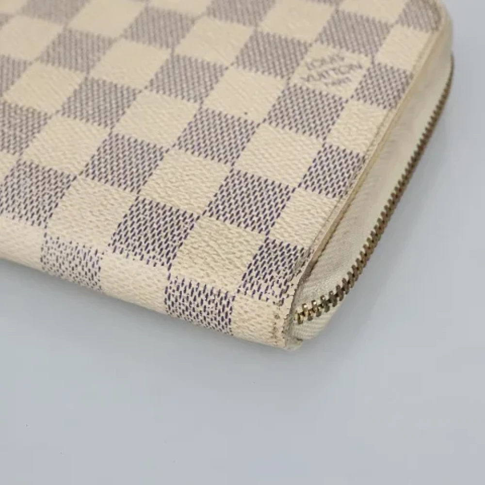 Louis Vuitton Vintage Pre-owned Canvas wallets White Dames