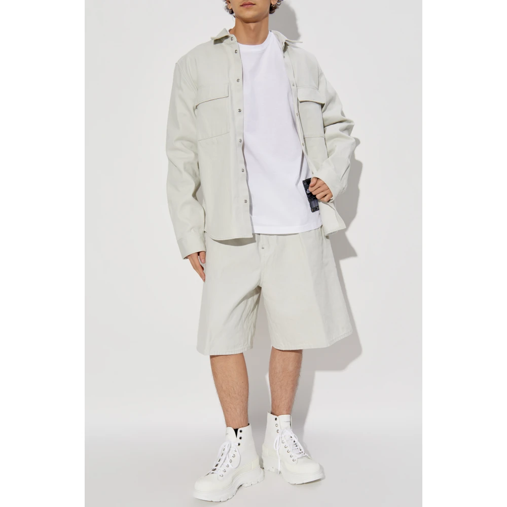 Dsquared2 T-shirt met logopatch White Heren