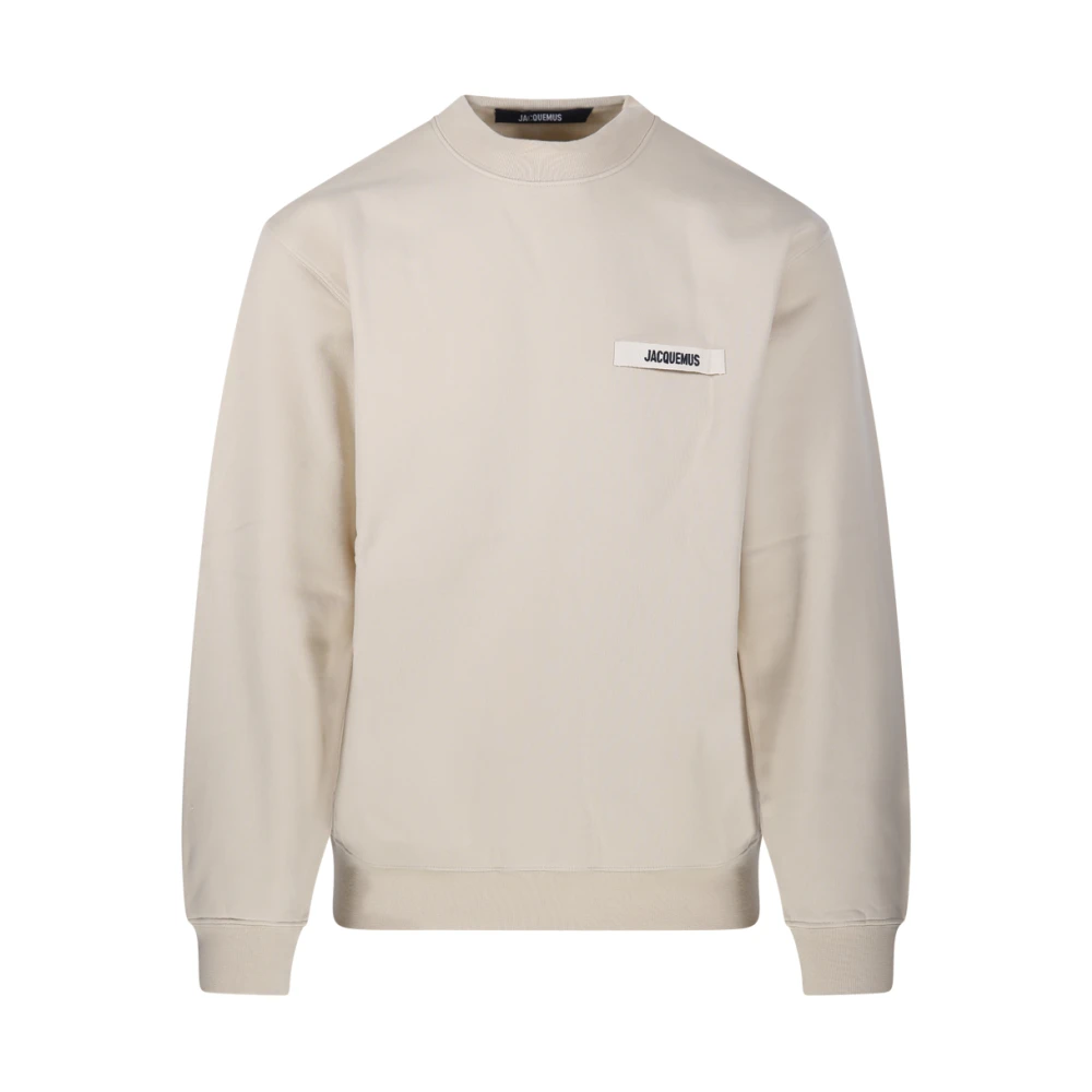 Jacquemus Gros Grain Sweatshirt voor Mannen Beige Heren