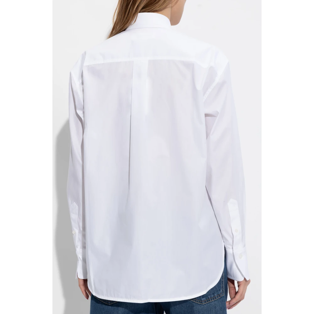 Victoria Beckham Shirt van biologisch katoen White Dames