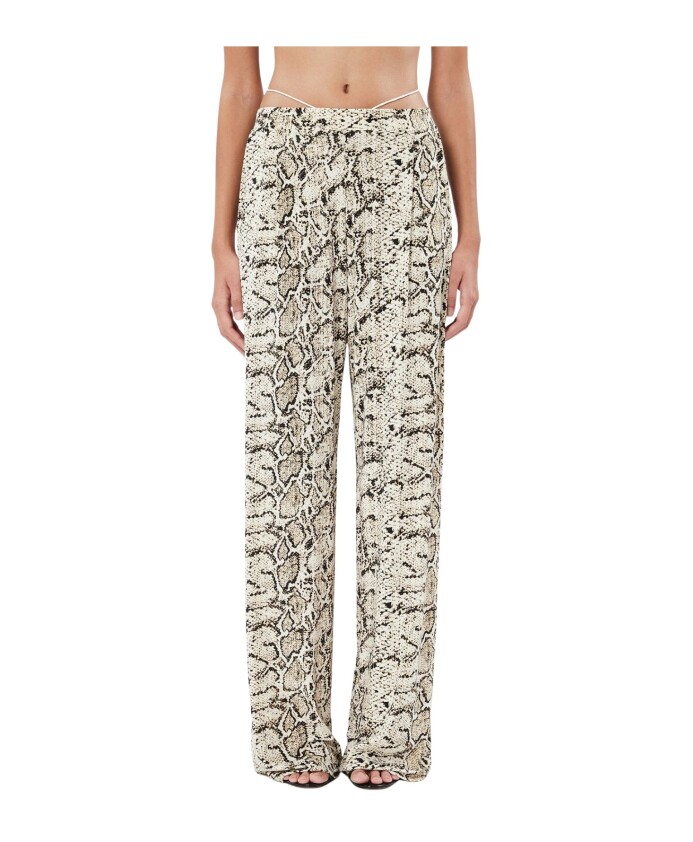 pantalon-imprime-python