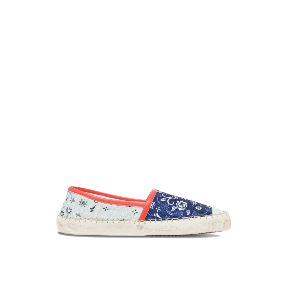 Philippe Model Men's Multicolor Espadrilles, 8 Uk, Marseille Low Paisley Espadrilles Trainers