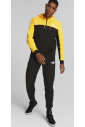 sweat-a-capuche-zippe-complet-jaune-noir