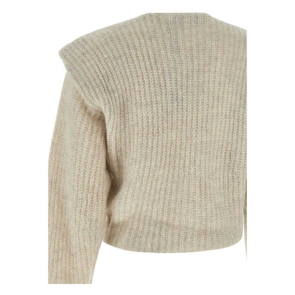 IRO Twisted Alpaca Wool Pullover Beige Dames